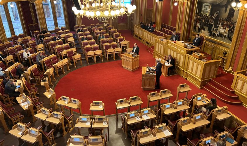 Spørretimen på Stortinget Foto: Rebecca Bjerga